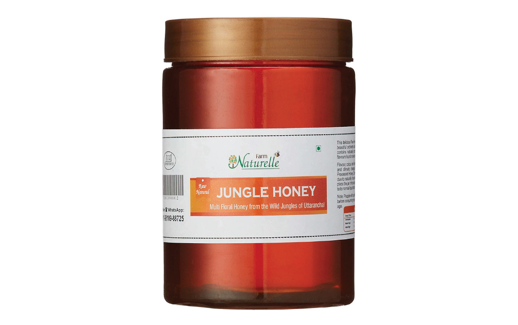 Farm Naturelle Jungle Honey    Plastic Jar  815 grams